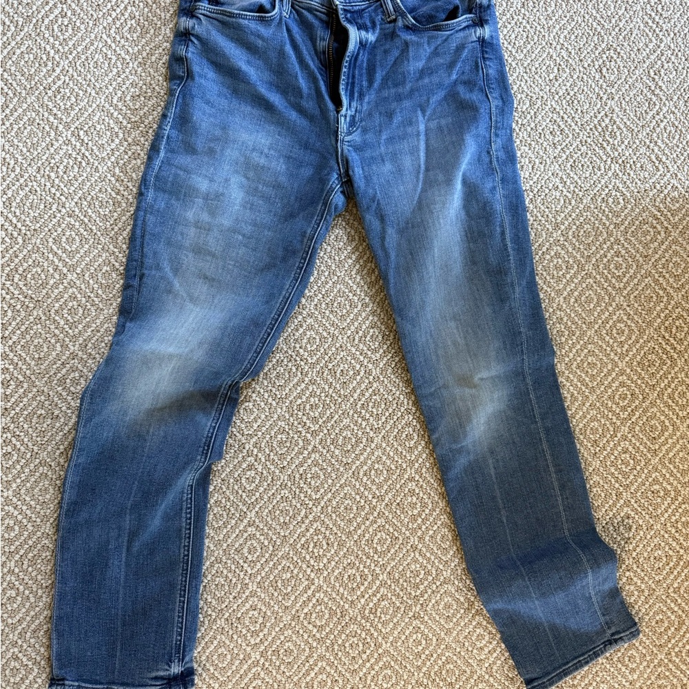 MOTHER Women's Ankle Jeans in Washed Blue
